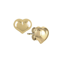 orecchini donna cuore (grandi) in oro 18kt