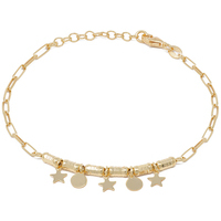 bracciale in argento925 con stelle e beads