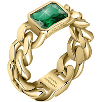 anello chain chiara ferragni gold con cristalli