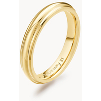 anello in acciaio knocker colore dorato