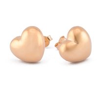 orecchini a forma di cuore in argento 925