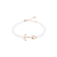 bracelet anchor spirit pearl ip rg