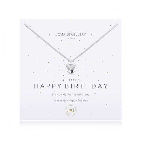Collana a little HAPPY BIRTHDAY in ottone