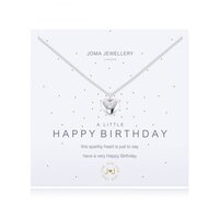 a little happy birthday - silver necklace