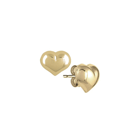 Orecchini donna cuore (piccoli) in oro 18kt