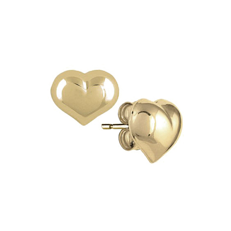 Orecchini donna cuore (grandi) in oro 18kt