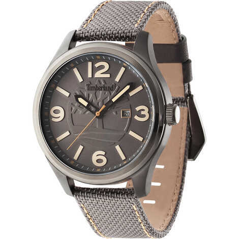 Orologio uomo solo tempo in pelle moringa