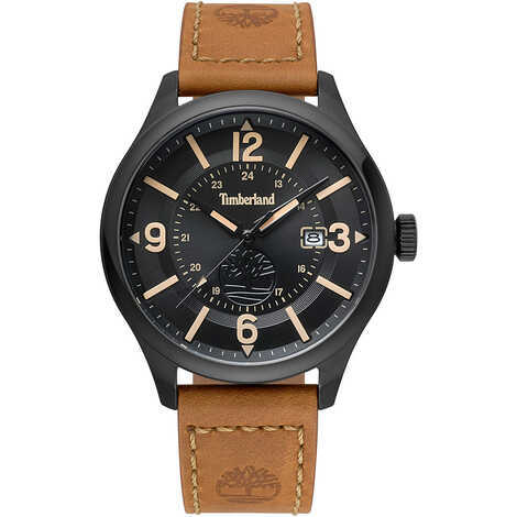 Orologio analogico Timberland Blake nero/marrone