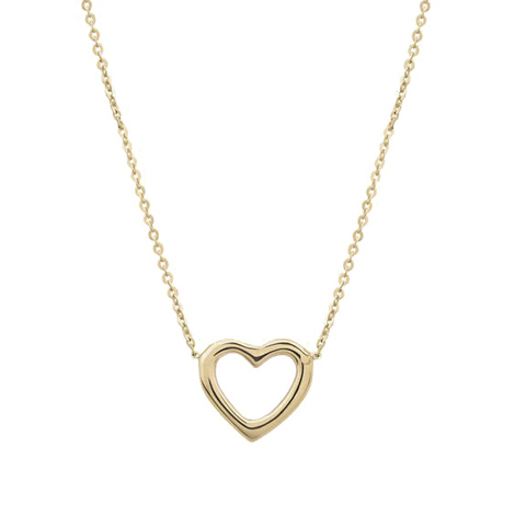 Girocollino donna cuore oro 18kt