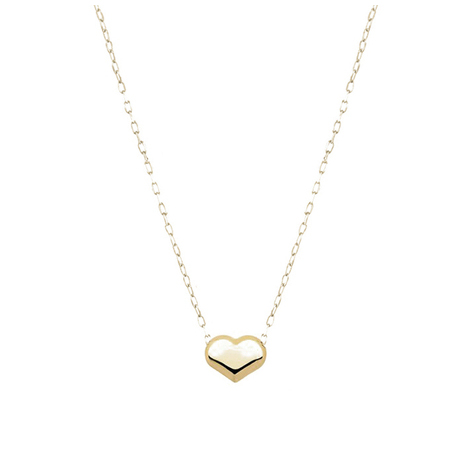 Girocollino donna con cuore (piccolo) in oro 18kt