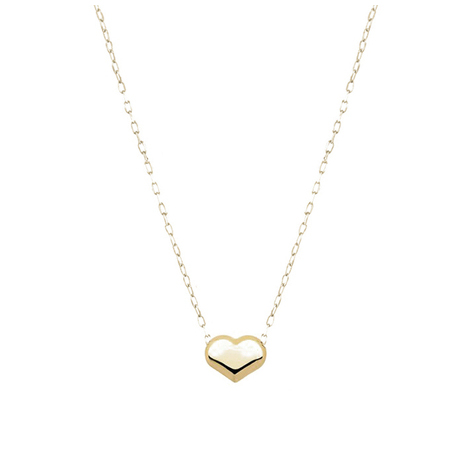 Girocollino donna con cuore (piccolo) in oro 18kt