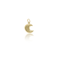 pendente in oro 18kt a forma di luna