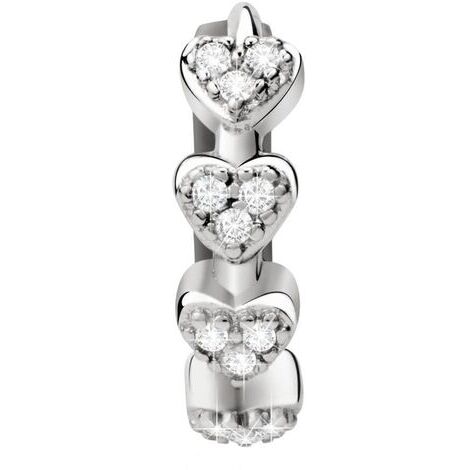 La Petite Story Mono Orecchino Exigo In Ottone Con Zirconi, 12mm, Farfallina, LPS02ARQ106