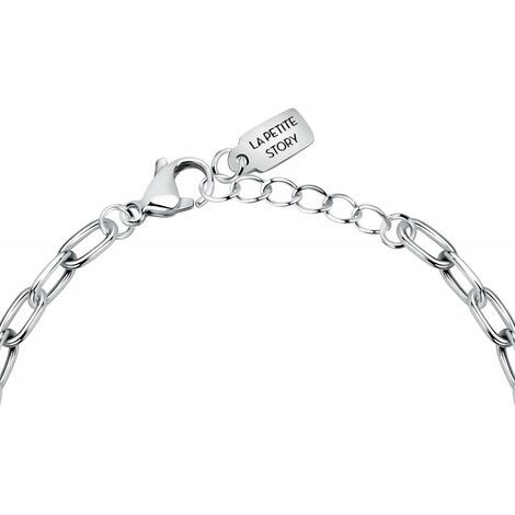 La Petite Story Bracciale Donna Myself - Gioiello In Acciaio Dal 6,2 Cm, Emozioni E Stile