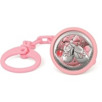 pinza porta ciuccio scarpine rosa
