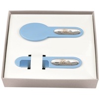 pettine e spazzola bimbo celeste