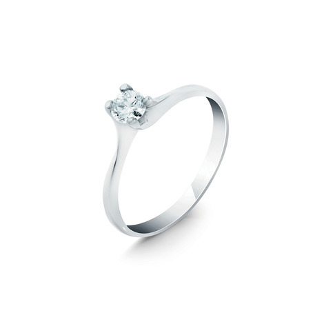 SOLITARIO BRILLANTI BC 0.08 mod valentino