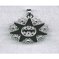 ciond presentosa mod fiore 2 cuori dorata