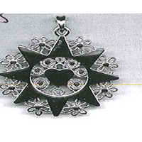 ciond presentosa mod fiore 1 cuore dorata