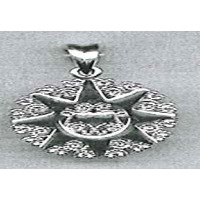 ciond presentosa mod riccio 2 cuori rodiata