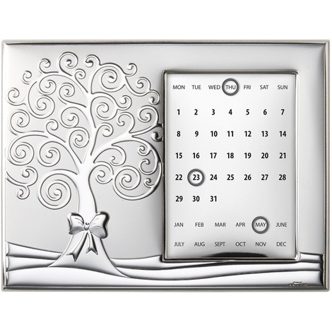 Calendario con simbolo albero della vita