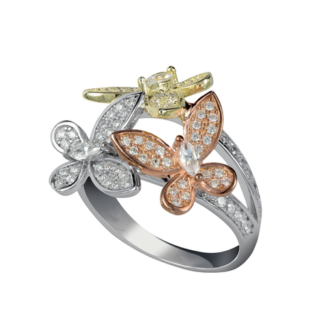 Anello farfalle zk ANELLO