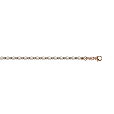 Bracciale perla e pallina diamantata BRACCIALE