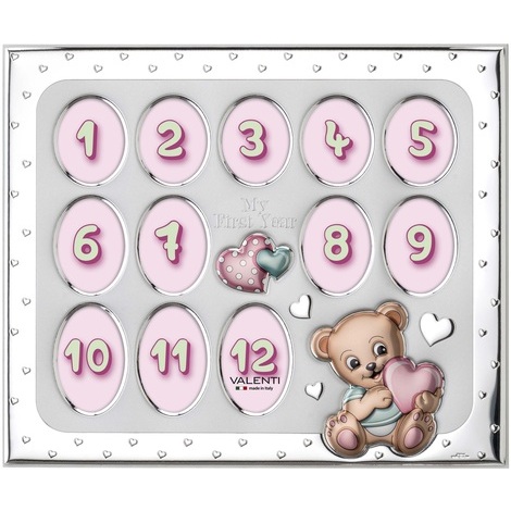 Portafoto bimba con 12 fori 