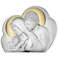 sacra famiglia 33x27 oro sagomata