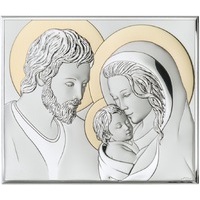 sacra famiglia 10,5x8,5 oro