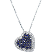 collana in oro 18 kt con centrale cuore