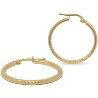 orecchini cerchio in oro 18 kt