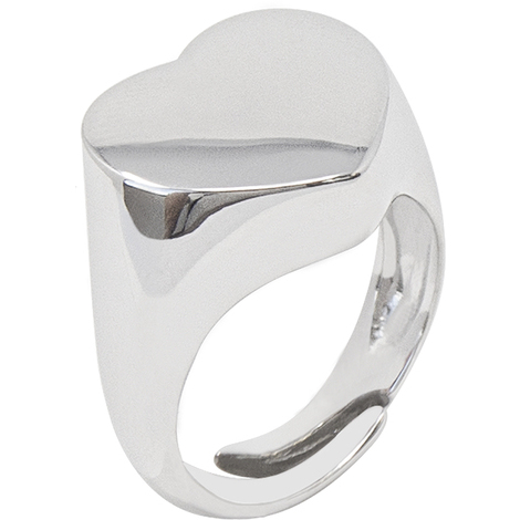 Anello cuore in argento