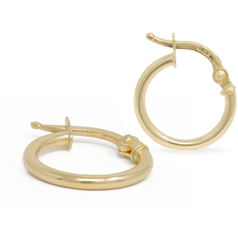 Orecchini cerchio in oro 18 Kt
