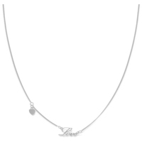 collana in argento925 con piastrina love