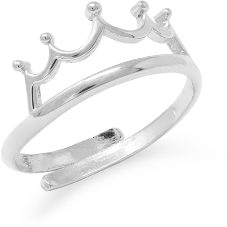Anello in argento925 silver con simbolo corona 