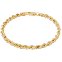 bracciale a catena torchon in oro 18 kt