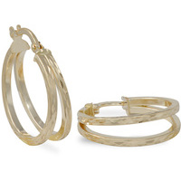 orecchini cerchio in oro 18kt sarnioro