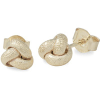 orecchini a lobo con nodo in oro 18kt sarnioro