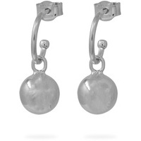 orecchini cerchio con sfera in argento925 sarnioro