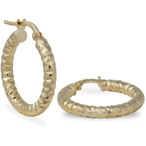 Orecchini cerchio oro 18Kt