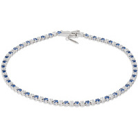 bracciale tennis in oro 18kt con zirconi sarnioro