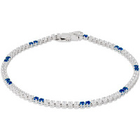 bracciale tennis in oro 18kt con zirconi sarnioro