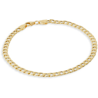 bracciale uomo catena grumetta in oro giallo 18kt