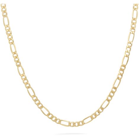 Collana uomo a catena figaro in oro giallo 18Kt 