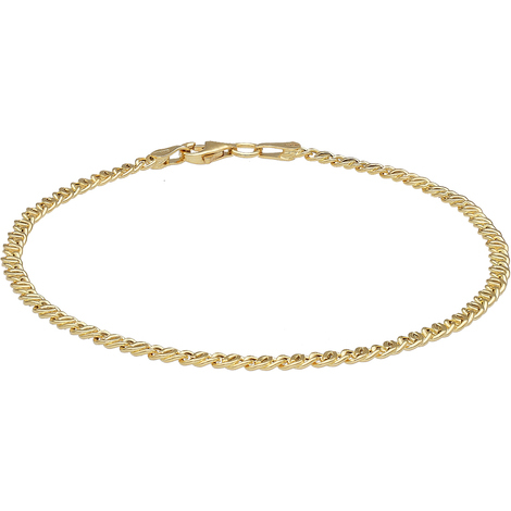 Bracciale uomo vuoto in oro 18 kt