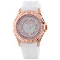 orologio in acciaio/glam film cint. in gomma