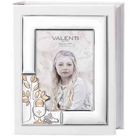 Album con cornice in argento Comunione Valenti