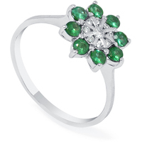 anello in oro 18kt con smeraldo 