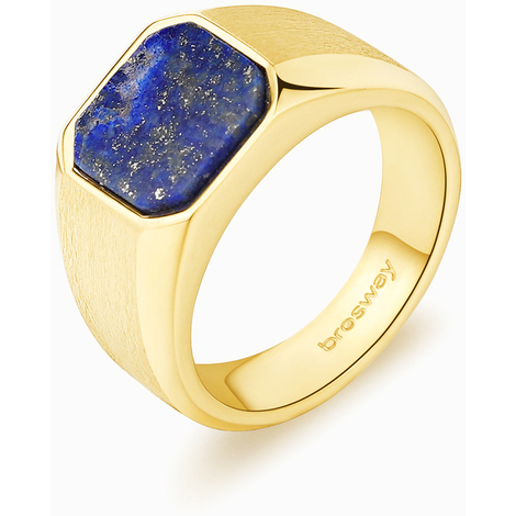 Anello chevalier con lapislazzuli Brosway 